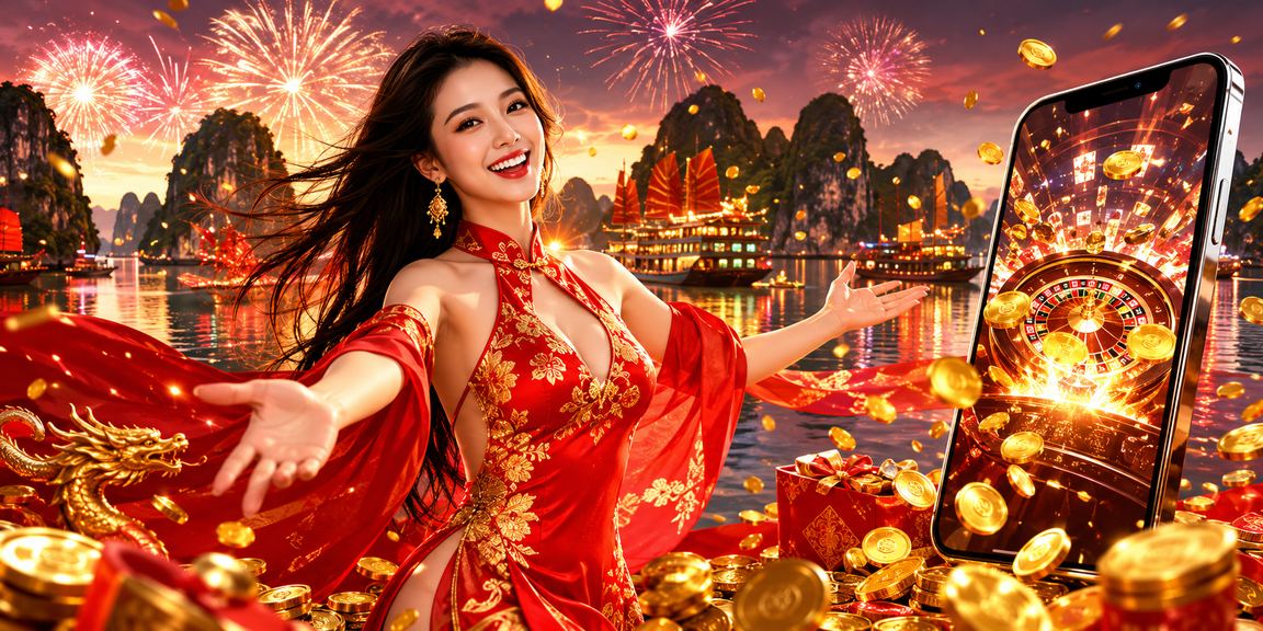 Người dùng Hạ Long trải nghiệm casino trên điện thoại tại lễ hội