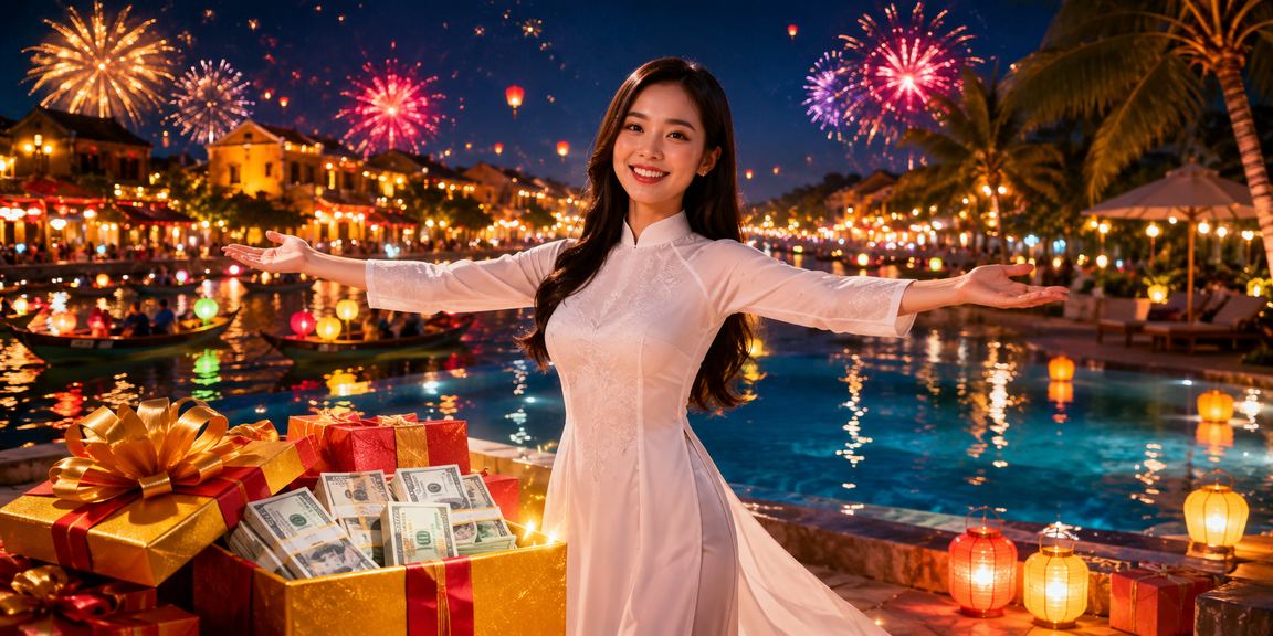 Cặp đôi tại Hội An mặc áo dài truyền thống cùng trải nghiệm cá cược trực tuyến