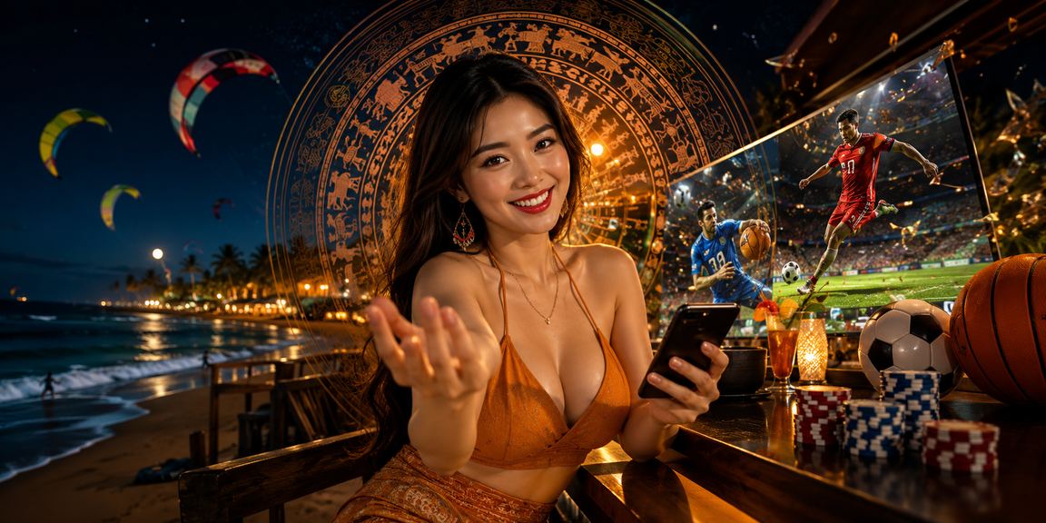 Người dùng Mũi Né thư giãn trên bãi biển và theo dõi kèo thể thao trên điện thoại